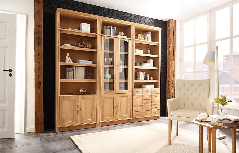 Home affaire Bücherregal Soeren, aus massiver Kiefer, in 2 Höhen, Tiefe 29 günstig online kaufen