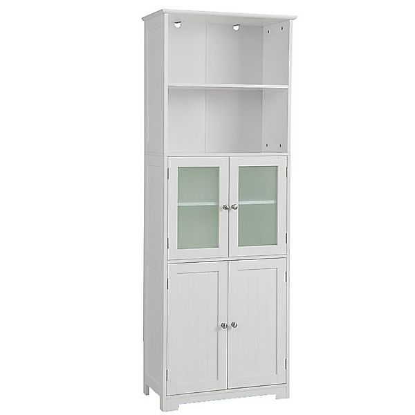 COSTWAY Hochschrank Bad, Küchschrank mit verstellbarem günstig online kaufen