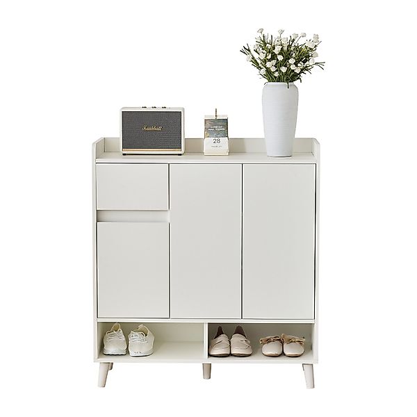 OKWISH Sideboard mit Massivholzbeinen (Wohnzimmerschrank,Kommode,Anrichte, günstig online kaufen