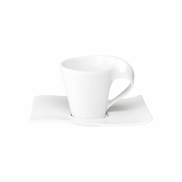 Villeroy & Boch Tasse "Kaffeetasse mit Untertasse NewWave 200 ml weiß" günstig online kaufen