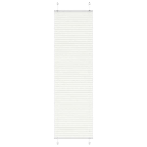 vidaXL Plissee Weiß 65x200 cm Stoffbreite 64,4 cm Polyester 4015510 günstig online kaufen