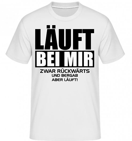 Läuft Bei Mir Rückwärts · Shirtinator Männer T-Shirt günstig online kaufen