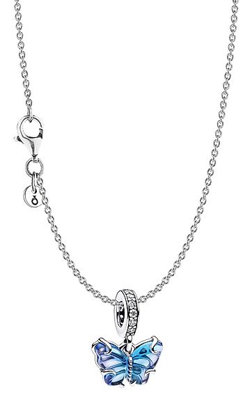 Pandora Kette mit Anhänger Blauer Muranoglas günstig online kaufen