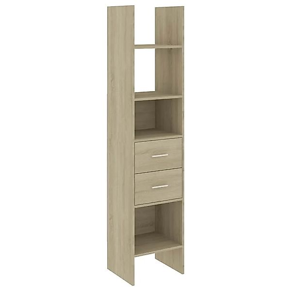 vidaXL Bücherregal Sonoma-Eiche 40x35x180 cm Holzwerkstoff 803419 günstig online kaufen