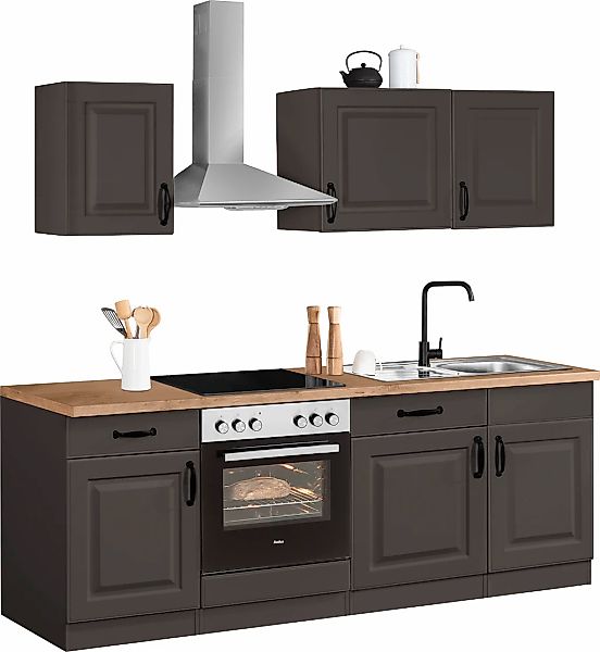 wiho Küchen Küchenzeile "Erla, TOPSELLER" ohne E-Geräte, Breite 220 cm günstig online kaufen