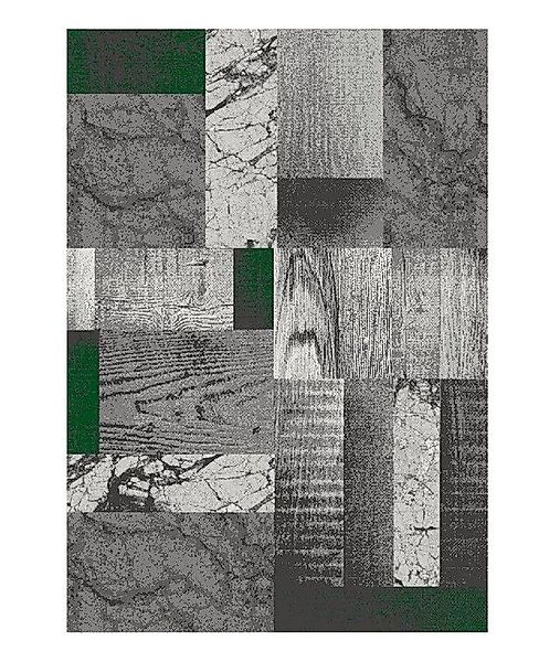 Vimoda Teppich Teppich Wohnzimmer Inneneinrichtung Modern Blauer Marmor, Re günstig online kaufen