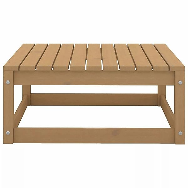 Gartenhocker 70x70x30 Cm Honigbraun Massivholz Kiefer günstig online kaufen