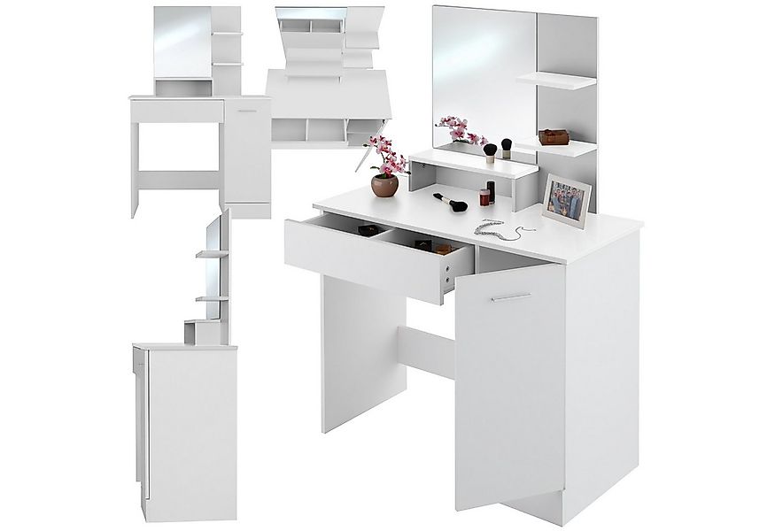 tectake Schminktisch Frisiertisch Zoe (1-St., 1 tlg), Moderner Schminktisch günstig online kaufen