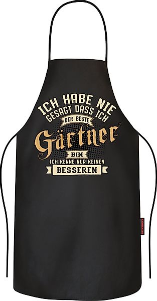 RAHMENLOS® Grillschürze Küchenschürze für Gärtner "Kenne günstig online kaufen