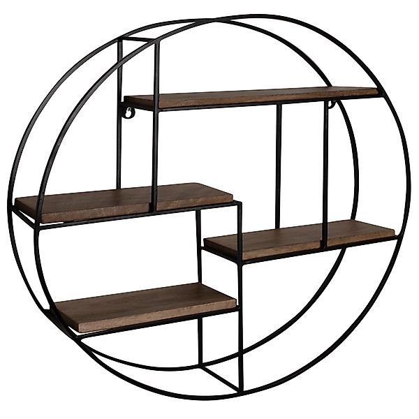 FINEBUY Wandregal FB92220, 70x70x18 cm Mango günstig online kaufen
