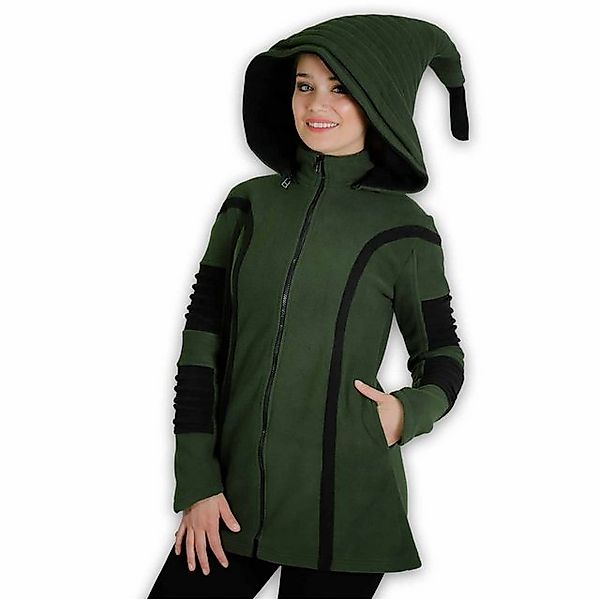 KUNST UND MAGIE Kurzjacke Kunst und Magie Damenmatel aus Fleece mit Zipfelk günstig online kaufen