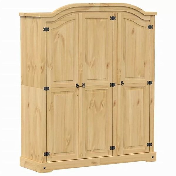 vidaXL Schrankmodule Kleiderschrank Corona 151,5x52x186 cm Massivholz Kiefe günstig online kaufen