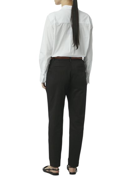 comma Chinohose mit Gürtel und Stretch günstig online kaufen