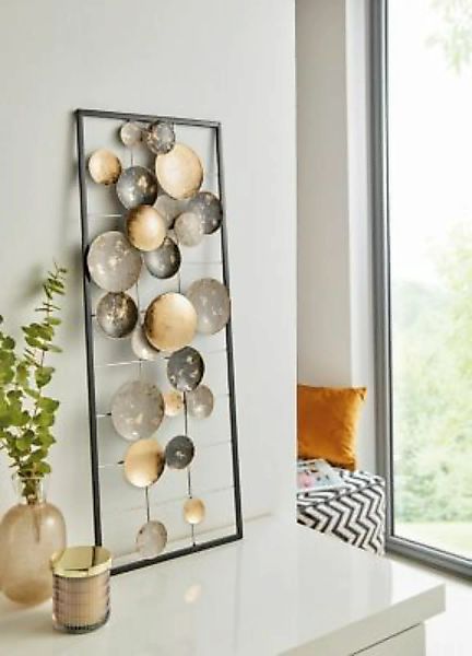 HOME Living Metall-Bild Circles Leinwandbilder bunt günstig online kaufen