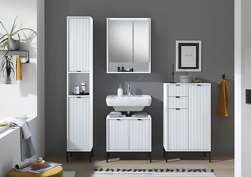 BASIC by Balculina Hochschrank "Lucera Hochschrank, Badezimmerschrank BxHxT günstig online kaufen