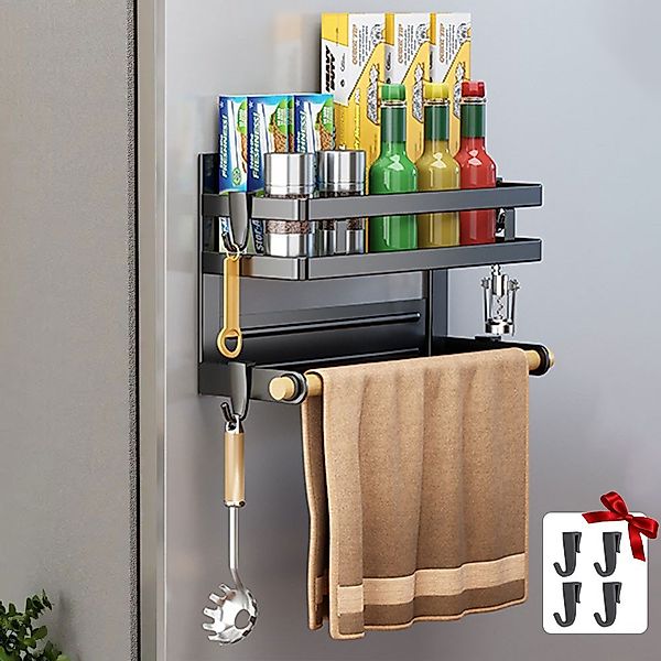 RWEUOQ Gewürzregal Magnetischer Papierhandtuchhalter Gewürzregal mit günstig online kaufen
