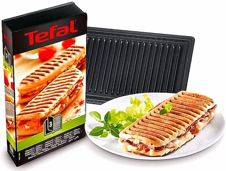 Tefal Paniniplatten »Tefal Snack Collection Box« Metall passend für Tefal S günstig online kaufen