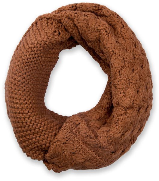 styleBREAKER Strickschal Strick Loop mit Mustermix, günstig online kaufen
