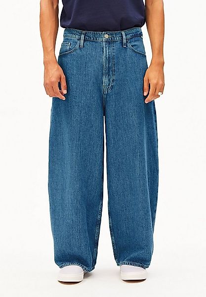 Armedangels Weite Jeans KAAVO Leinen-Mix (Non-Stretch, Baggy Fit) Mid waist günstig online kaufen