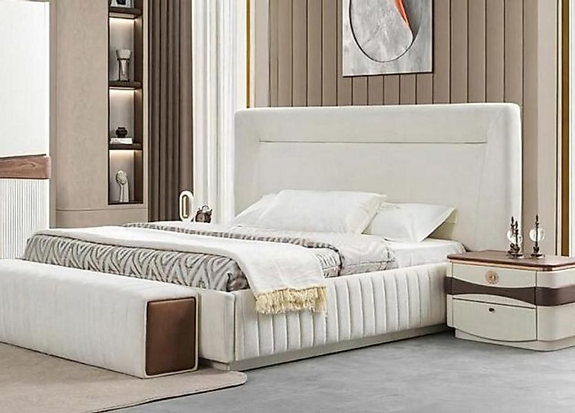 Xlmoebel Bett Möbel Set für Schlafzimmer mit Doppelbett und Polsterung, Grö günstig online kaufen