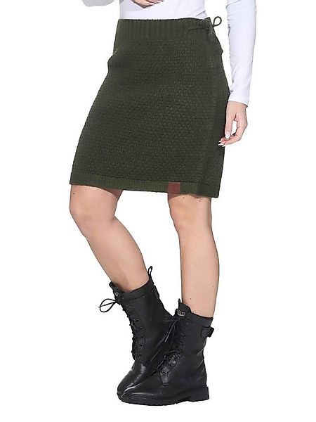 KUNST UND MAGIE Strickrock Klassischer Boho Strickrock Rock Winter Wolle günstig online kaufen