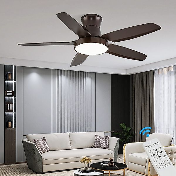 Eurotondisplay Deckenventilator Deckenventilator LED Beleuchtung 6 günstig online kaufen