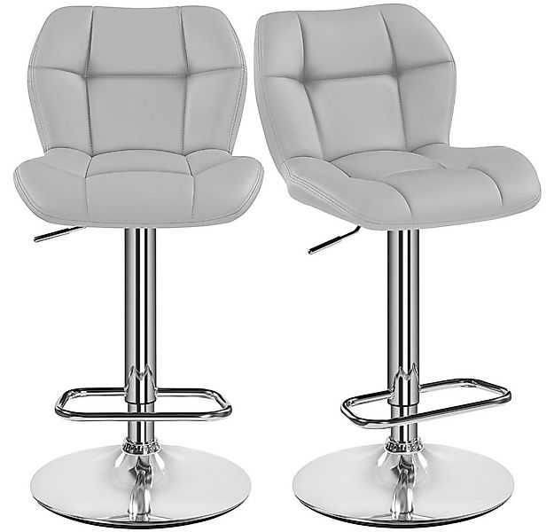 Yaheetech Barhocker 360° Drehbare Hocker mit Fußstütze (2 St), 1/2/4/6er-Se günstig online kaufen