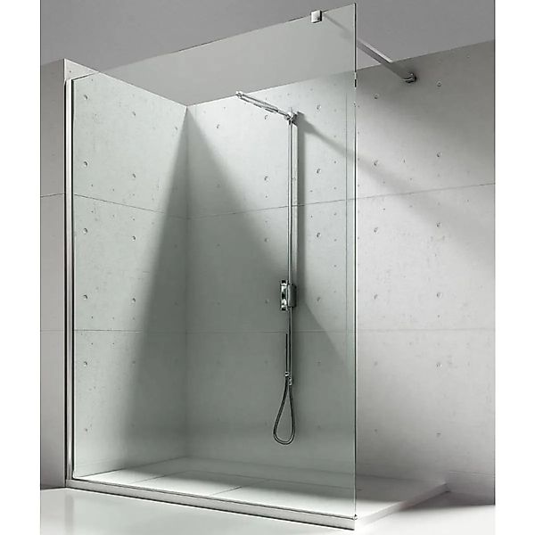 Aloni Walk In Dusche Begehbare Duschwand Glas Duschabtrennung Duschtrennwan günstig online kaufen