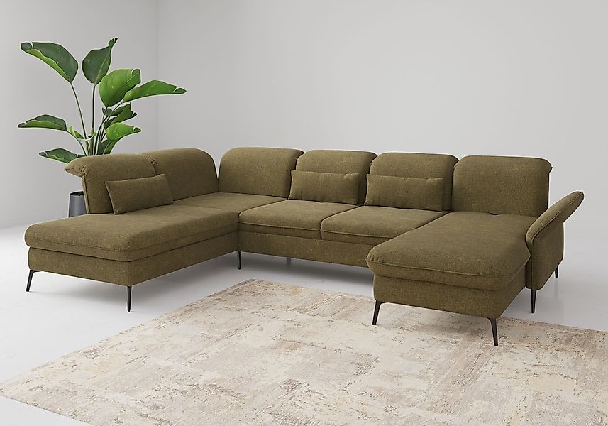 sit&more Wohnlandschaft "Emely", mit Sitztiefenverstellung optional mit Bet günstig online kaufen
