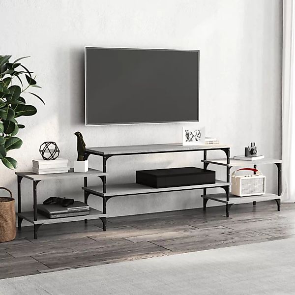 Vidaxl Tv-schrank Grau Sonoma 197x35x52 Cm Holzwerkstoff günstig online kaufen