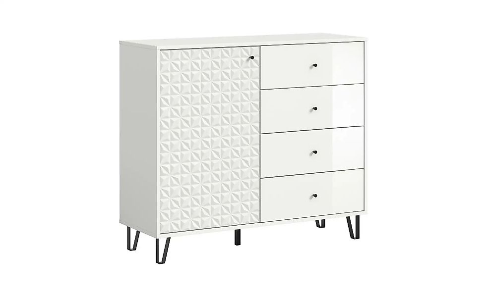 Highboard  Prisma ¦ weiß ¦ Maße (cm): B: 110 H: 96 Kommoden & Sideboards > günstig online kaufen