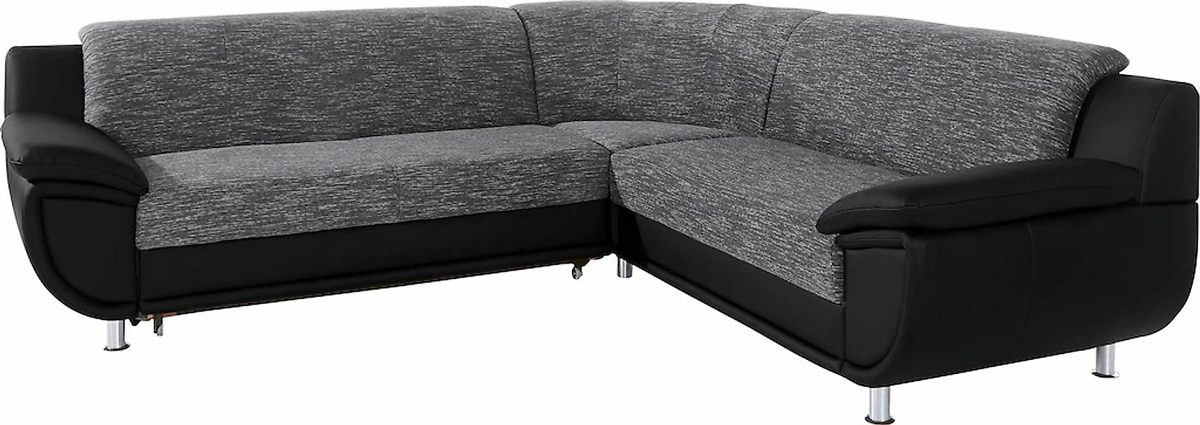 TRENDMANUFAKTUR Ecksofa »Rondo 3, zeitlos und modern, im Materialmix, L-For günstig online kaufen