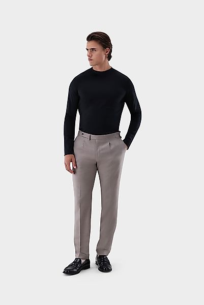 Stehkragenshirt aus Swiss Cotton günstig online kaufen