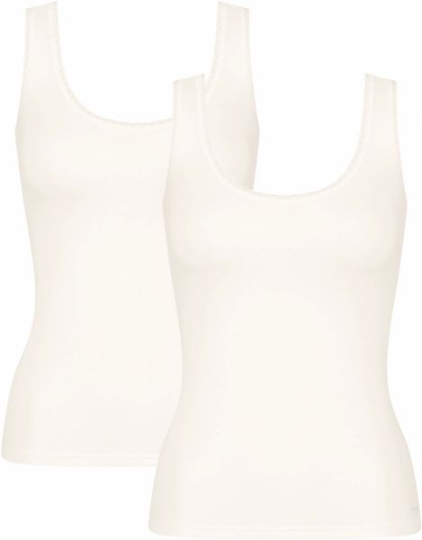 sloggi Unterhemd "GO Tank Top C2P", (2 St., 2er Pack), zarte Spitzendetails günstig online kaufen