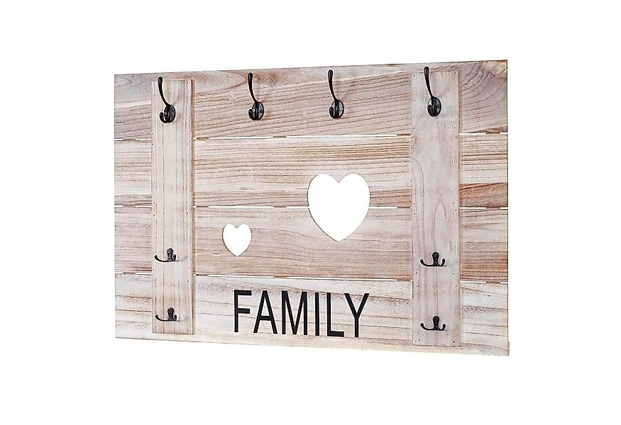 MCW Garderobenpaneel MCW-C89F, Shabby-Look, 4 große und 4 kleine Haken günstig online kaufen