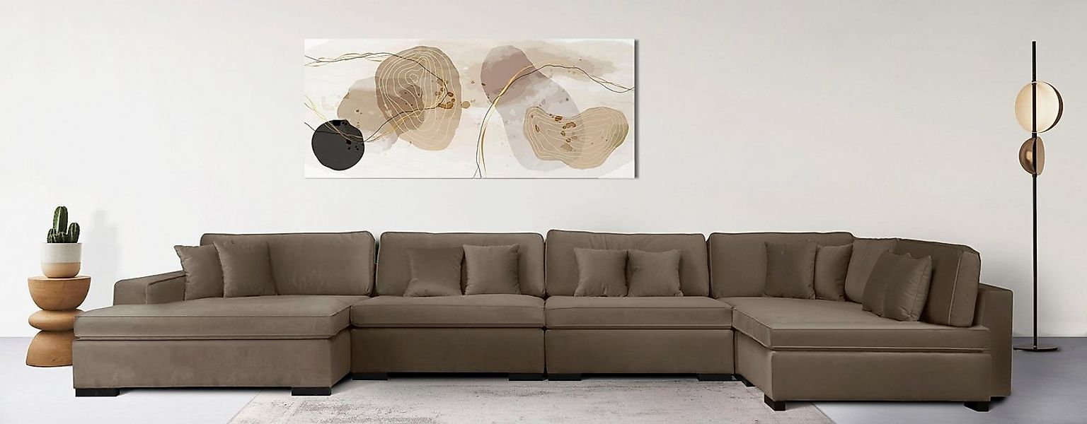 Guido Maria Kretschmer Home&Living Wohnlandschaft Skara XXL U-Form, Lounge- günstig online kaufen