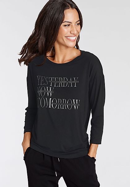 Laura Scott 3/4-Arm-Shirt lässige Passform, Rundhalsausschnitt, günstig online kaufen