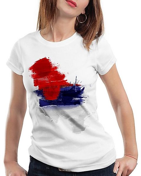 style3 T-Shirt Flagge Serbien Fußball Sport Serbia WM EM Fahne günstig online kaufen