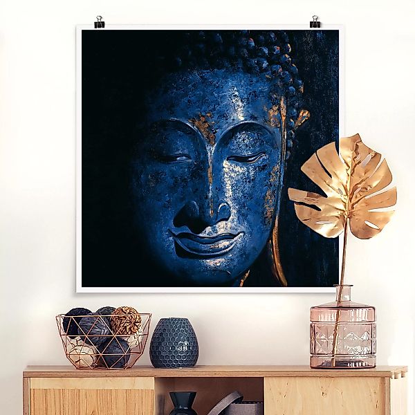 Poster - Quadrat Delhi Buddha günstig online kaufen