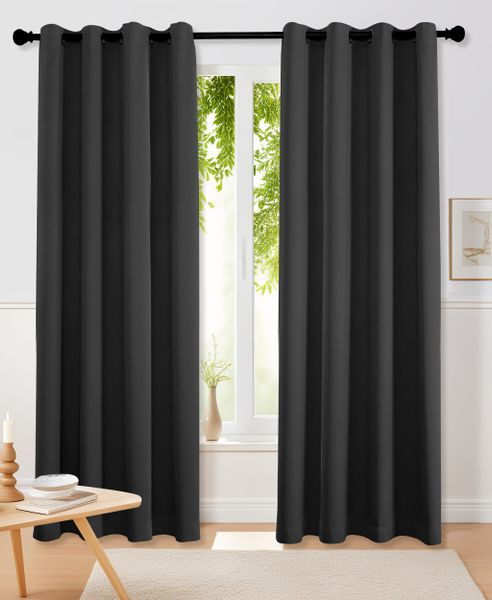 Simloveve Vorhang Gardinen Wohnzimmer Lärmschutz Thermogardine günstig online kaufen