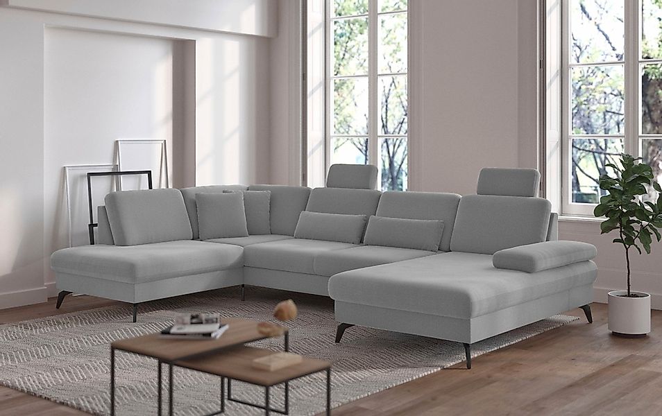 sit&more Wohnlandschaft »Morris U-Form, inkl. Sitztiefenverstellung«, wahlw günstig online kaufen
