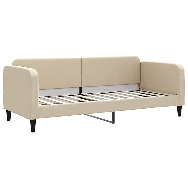 vidaXL Bettgestell, Tagesbett Creme 80x200 cm Stoff günstig online kaufen