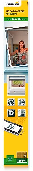SCHELLENBERG Insektenschutz-Fensterrahmen "Fliegengitter Fenster Premium" S günstig online kaufen