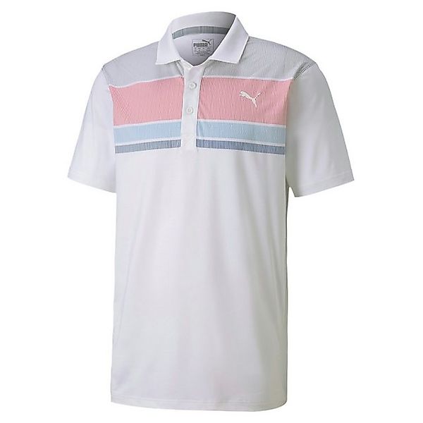 PUMA Poloshirt Puma Golf Polo Road Map Weiß-Mehrfarbig Herren S günstig online kaufen