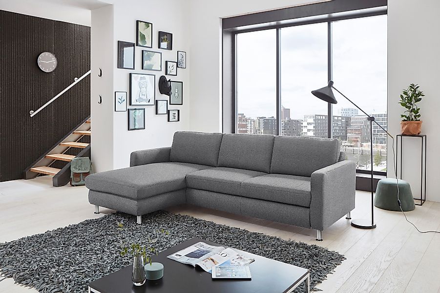 Die PlanBar Ecksofa "MP-IN19027 L-Form" wahlweise mit Bettfunktion, frei im günstig online kaufen