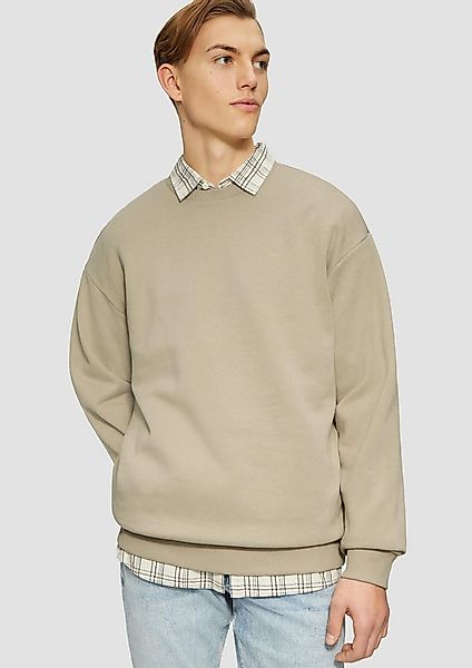 QS Sweatshirt Sweatshirt Sweatshirt mit Logo-Stickerei günstig online kaufen