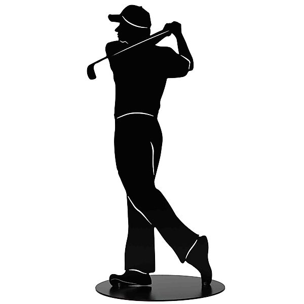 Rostikal Gartenfigur Golfspieler Figur, Gartendeko Rost günstig online kaufen
