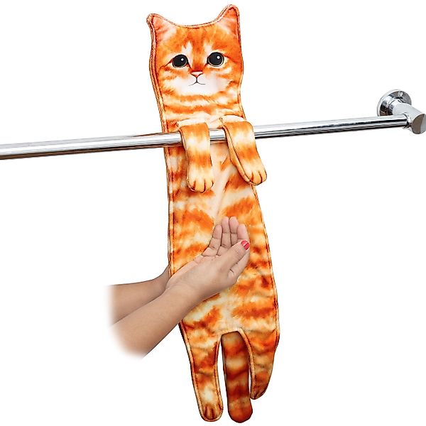 Belle Vous Saunatuch Süßes Katzen Handtuch günstig online kaufen