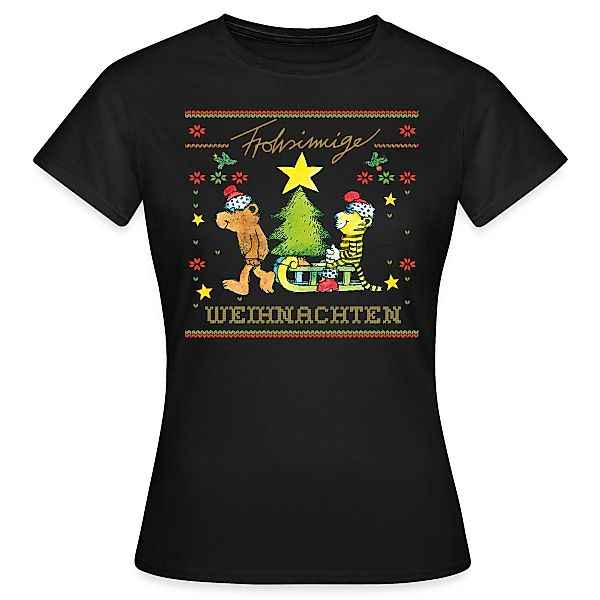 Spreadshirt T-Shirt Janosch Frohsinnige Weihnachten Ugly günstig online kaufen
