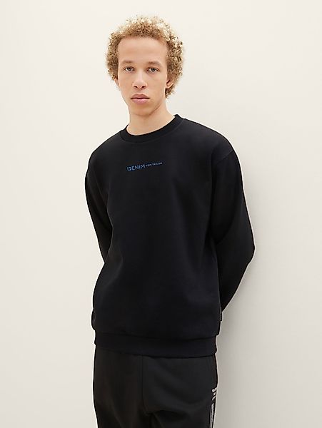 TOM TAILOR Denim Sweatshirt Print Sweatshirt günstig online kaufen